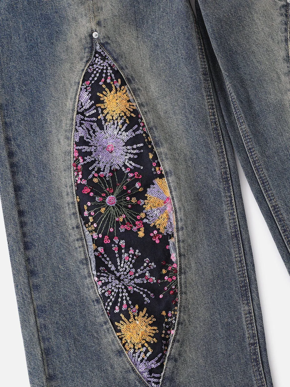 Aelfric Eden Firework Beadwork Baggy Jeans sold by Aelfric Eden product image thumbnail 5