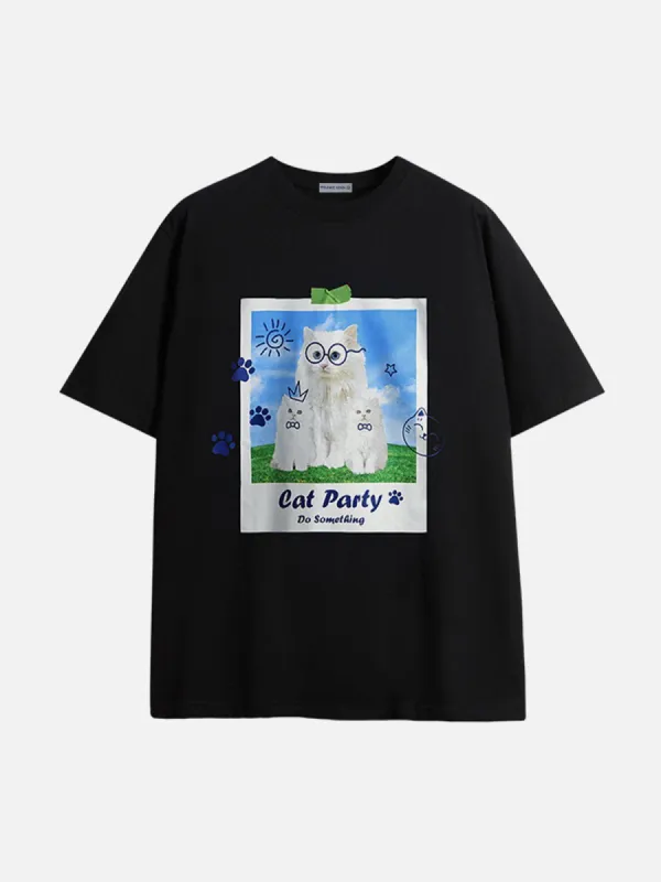 Aelfric Eden Cat Graphic Tee sold by Aelfric Eden