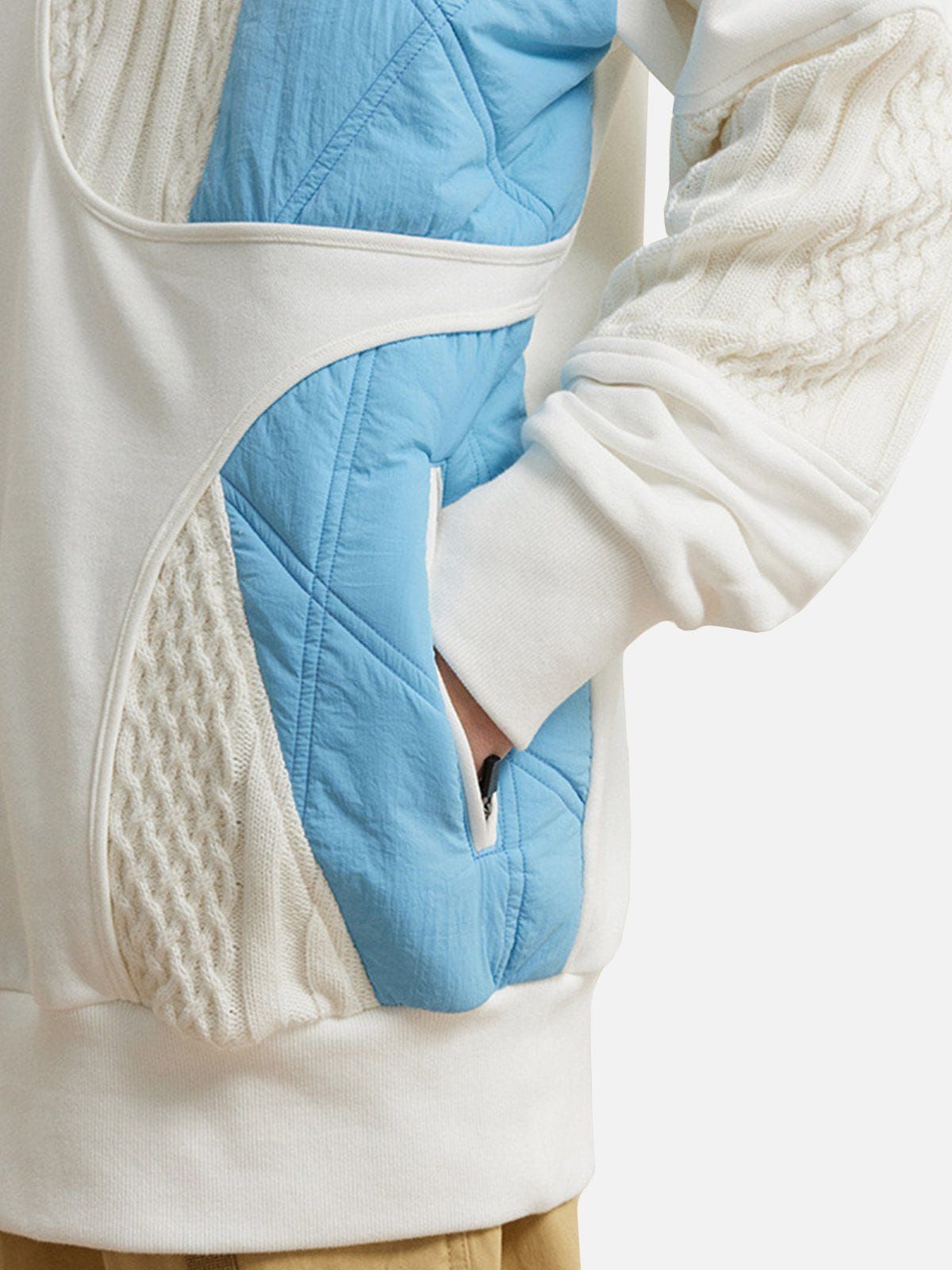 Aelfric Eden Knit Patchwork Hoodie sold by Aelfric Eden product image thumbnail 4