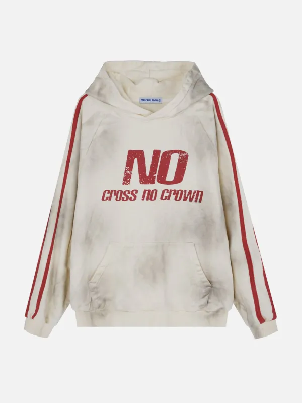 Aelfric Eden Letter Print Washed Hoodie sold by Aelfric Eden