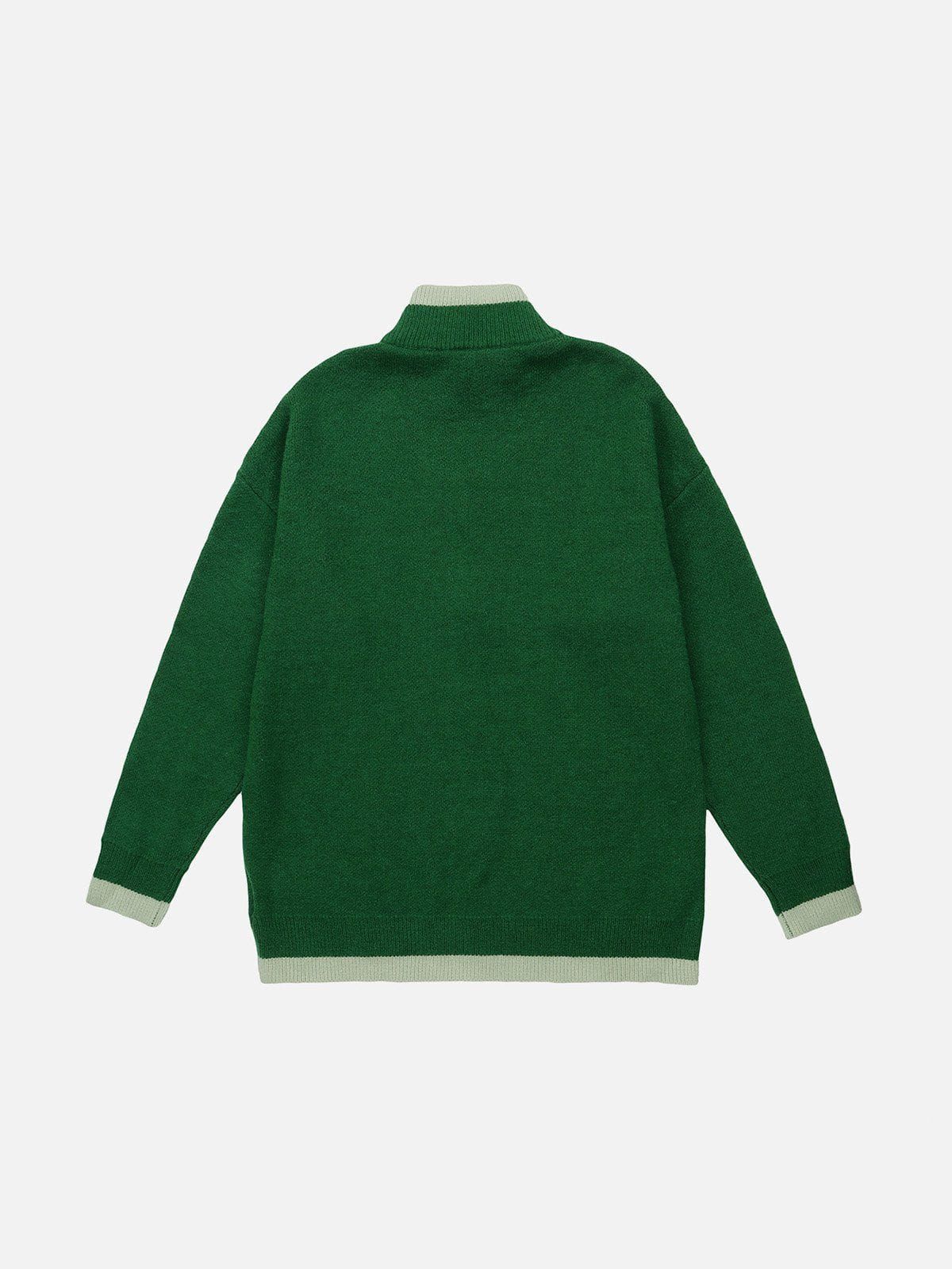 Aelfric Eden Stand Collar Butterfly Print Zip Cardigan sold by Aelfric Eden product image thumbnail 4