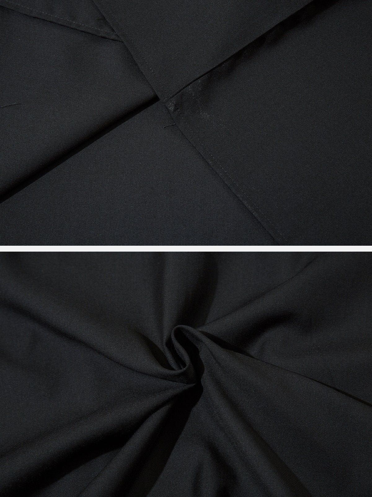 Aelfric Eden Solid Color Zip Up Short Sleeve Shirt sold by Aelfric Eden product image thumbnail 7