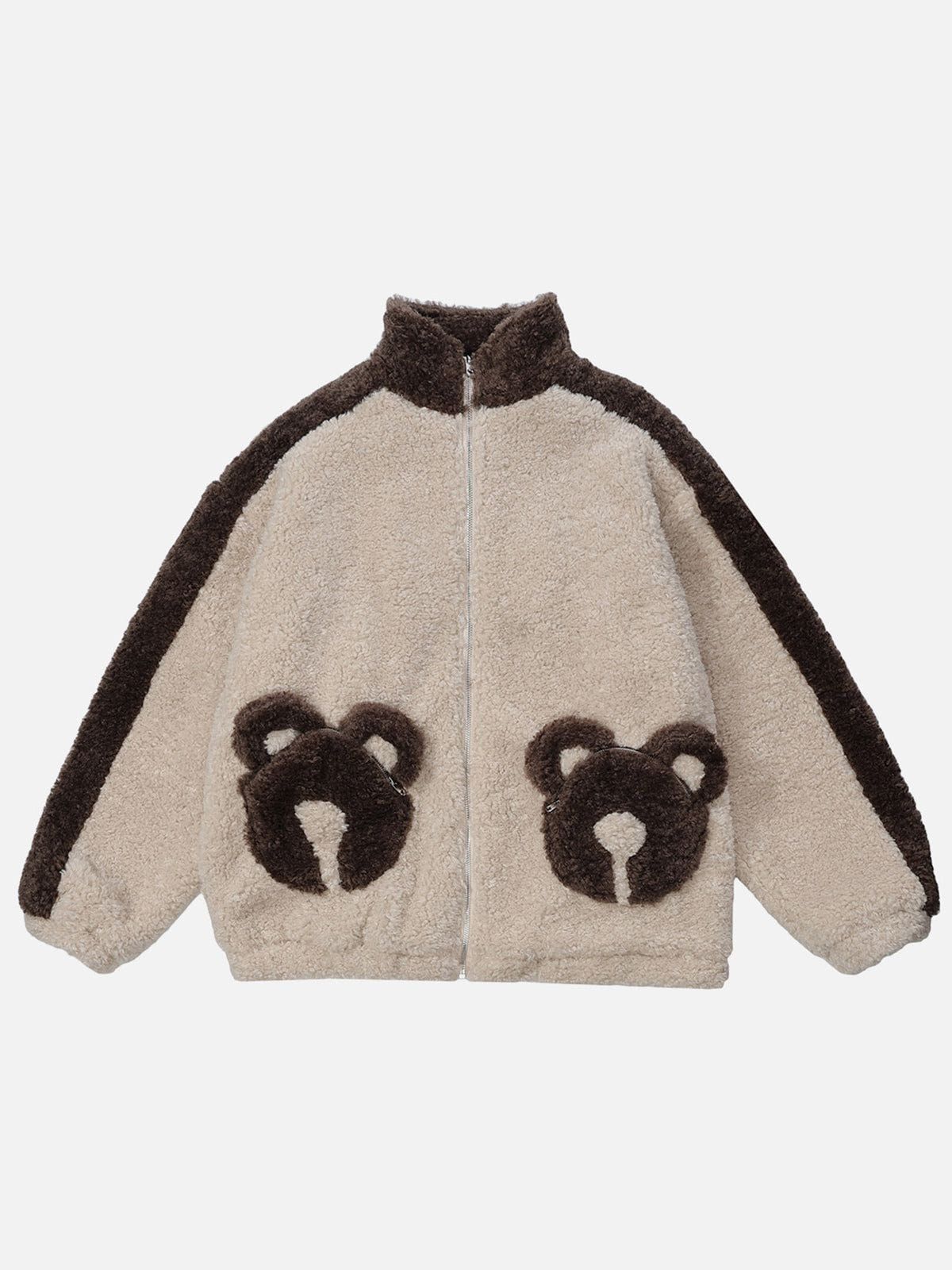 Aelfric Eden Cute Bear Pocket Sherpa Coat sold by Aelfric Eden
