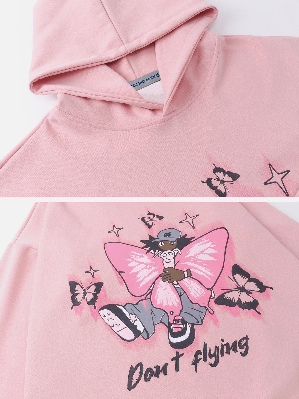 Aelfric Eden Star Butterfly Print Hoodie sold by Aelfric Eden product image thumbnail 5