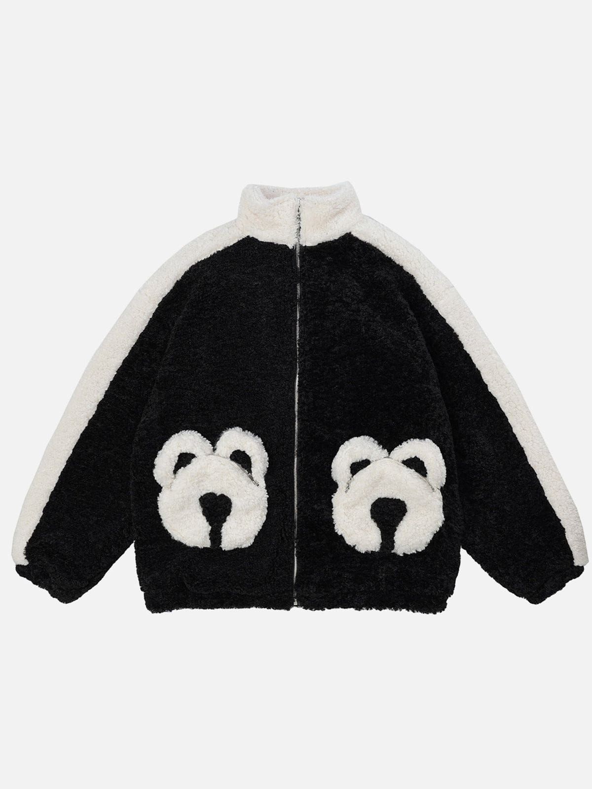 Aelfric Eden Cute Bear Pocket Sherpa Coat sold by Aelfric Eden product image thumbnail 2