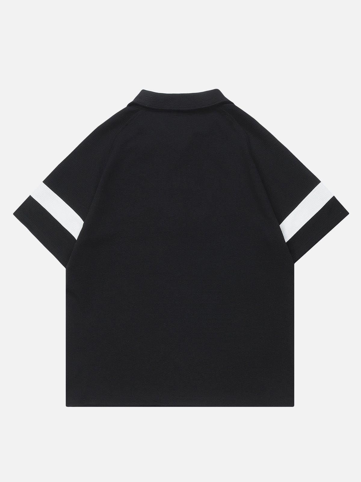 Aelfric Eden Embroidery Polo Collar Tee sold by Aelfric Eden product image thumbnail 2