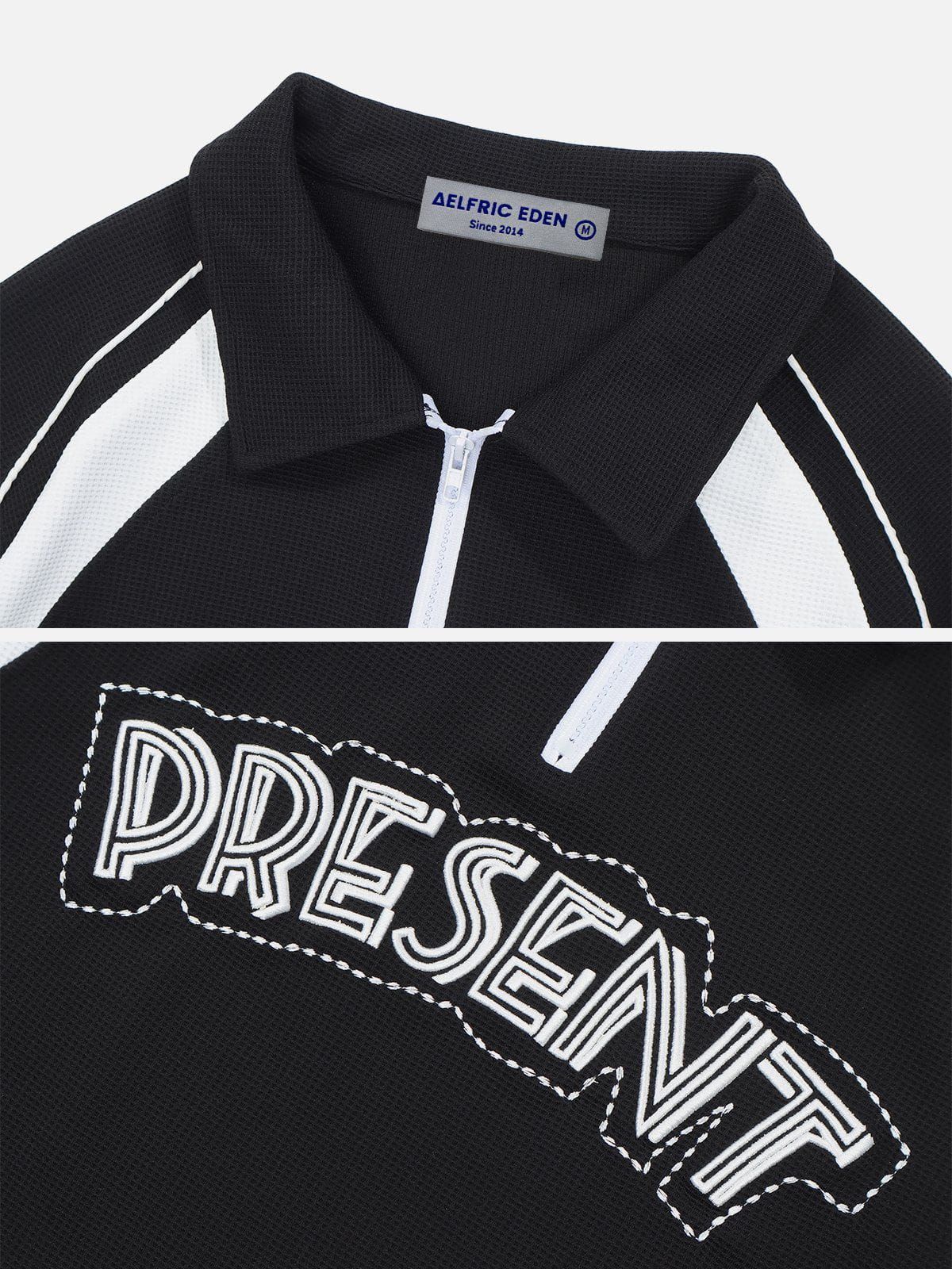 Aelfric Eden Embroidery Polo Collar Tee sold by Aelfric Eden product image thumbnail 3