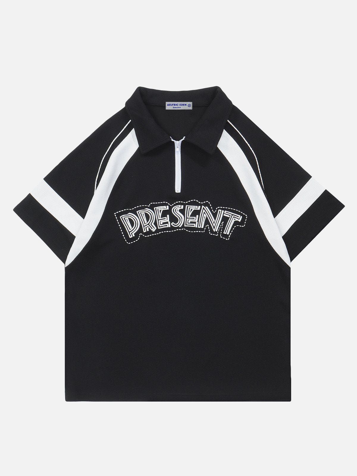 Aelfric Eden Embroidery Polo Collar Tee sold by Aelfric Eden