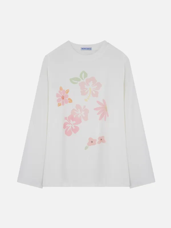 Aelfric Eden Flower Print Long Sleeve Tee made by Aelfric Eden