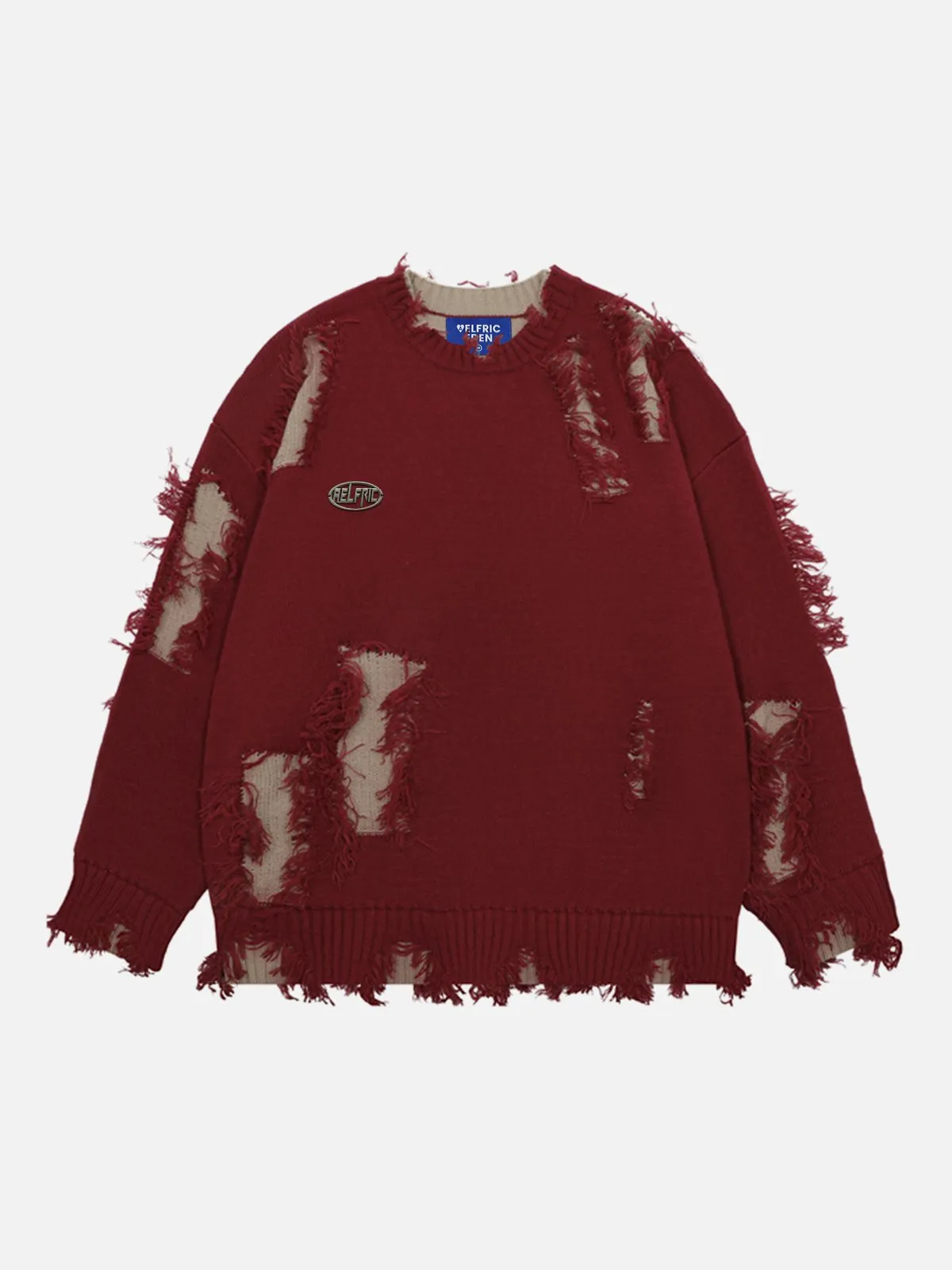 Aelfric Eden Distressed Fringe Sweater sold by Aelfric Eden