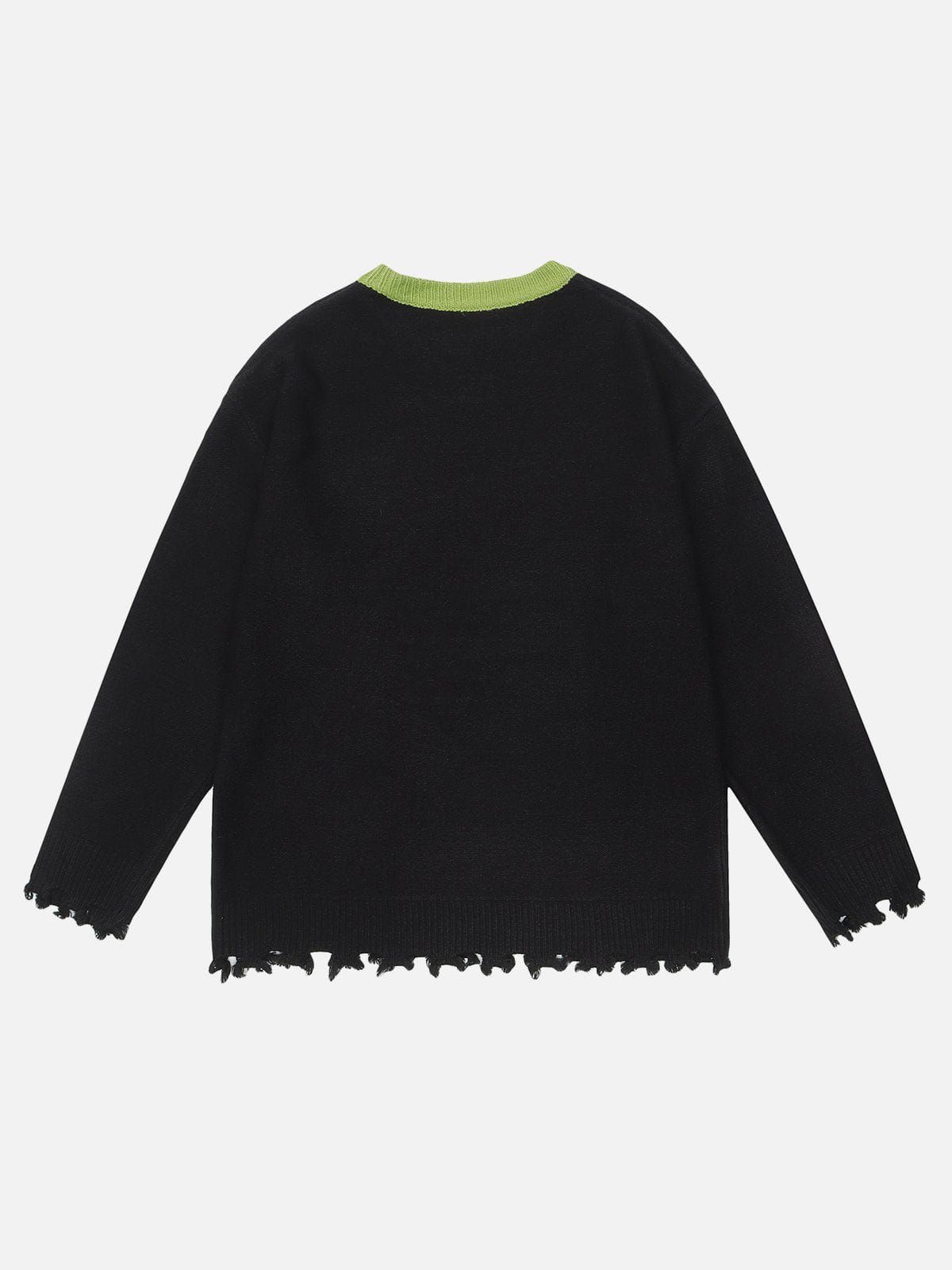 Aelfric Eden Star Jacquard Fringe Sweater sold by Aelfric Eden product image thumbnail 3