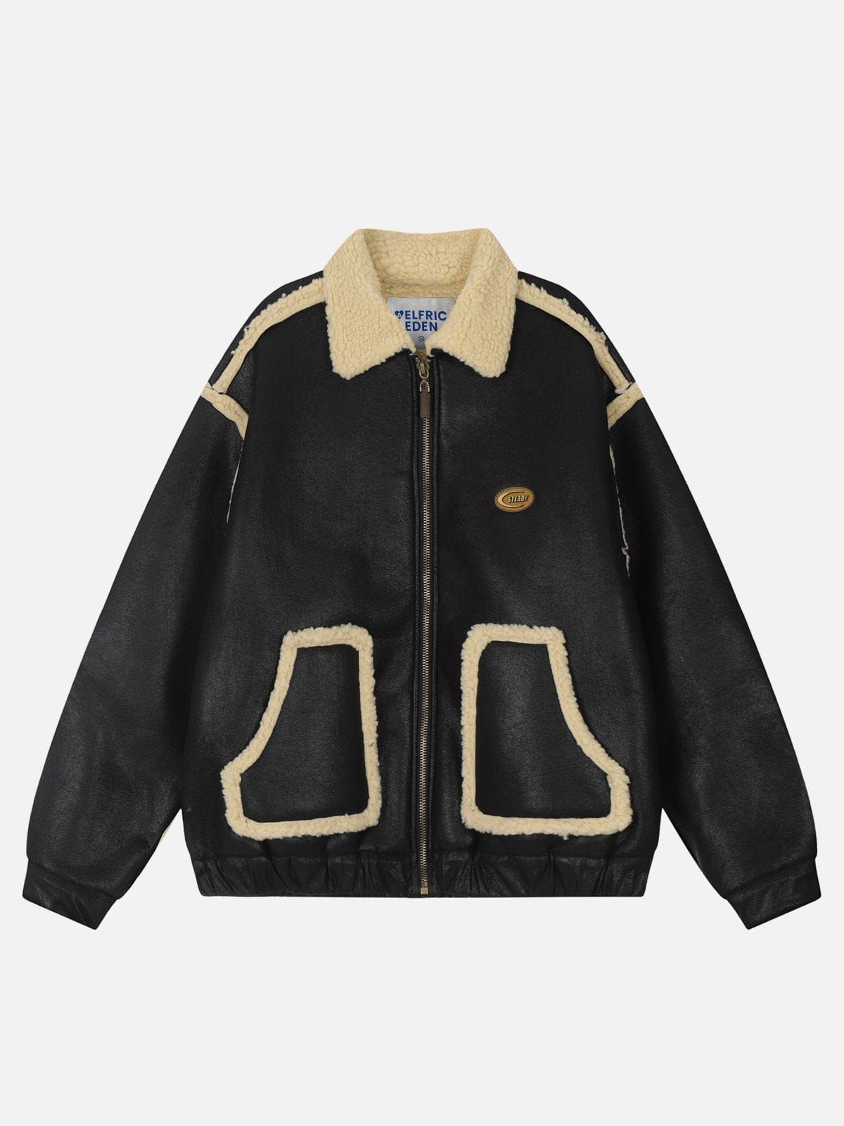 Aelfric Eden Aerial Explorer Faux Leather Coat sold by Aelfric Eden product image thumbnail 2