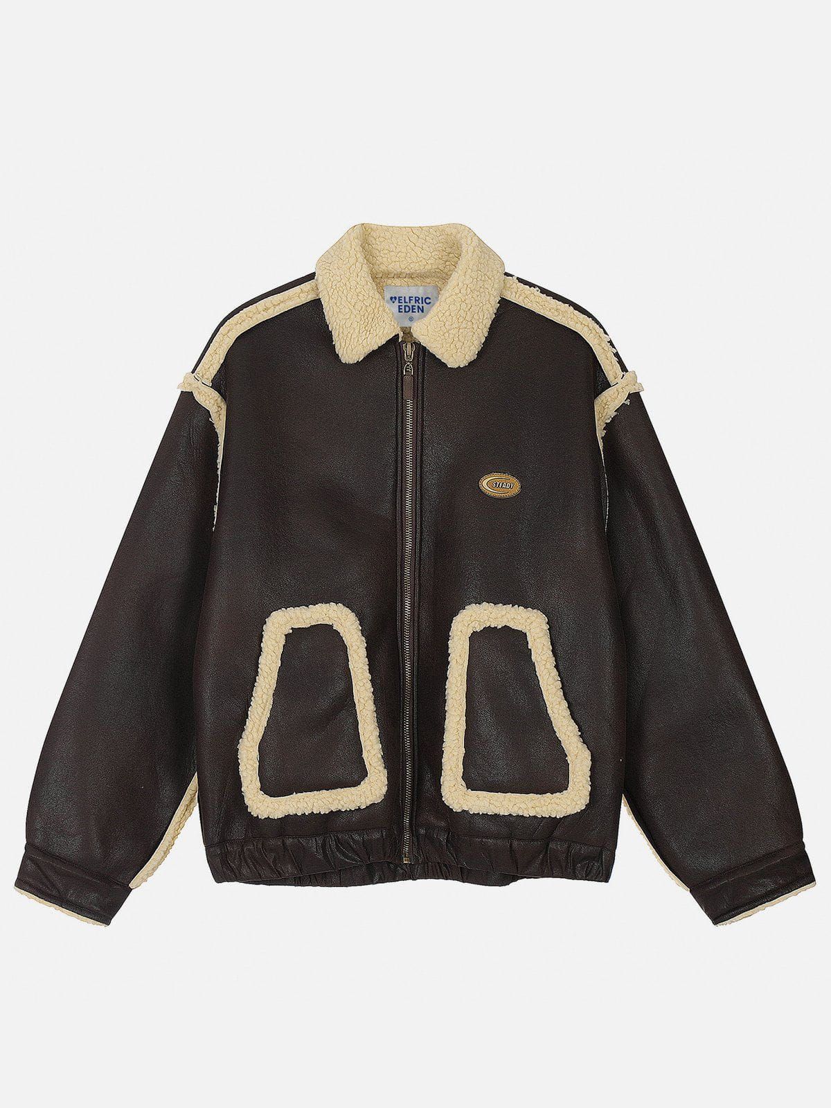 Aelfric Eden Aerial Explorer Faux Leather Coat sold by Aelfric Eden