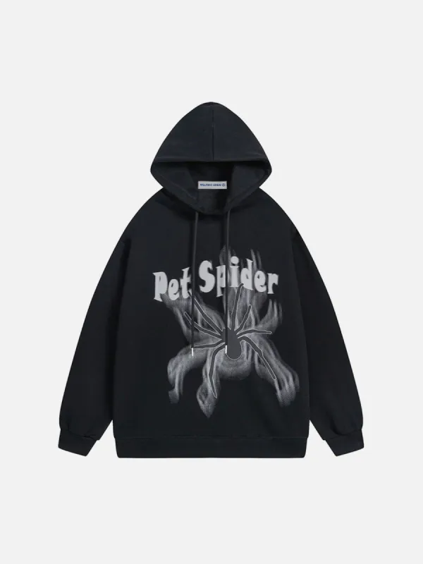 Aelfric Eden Smoke Spider Print Hoodie sold by Aelfric Eden