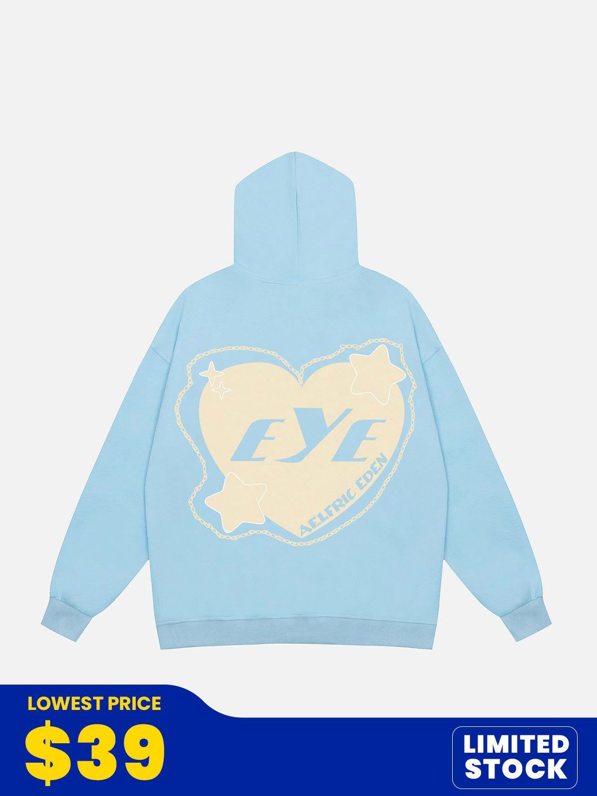 Aelfric Eden Heart Foam Printing Hoodie sold by Aelfric Eden