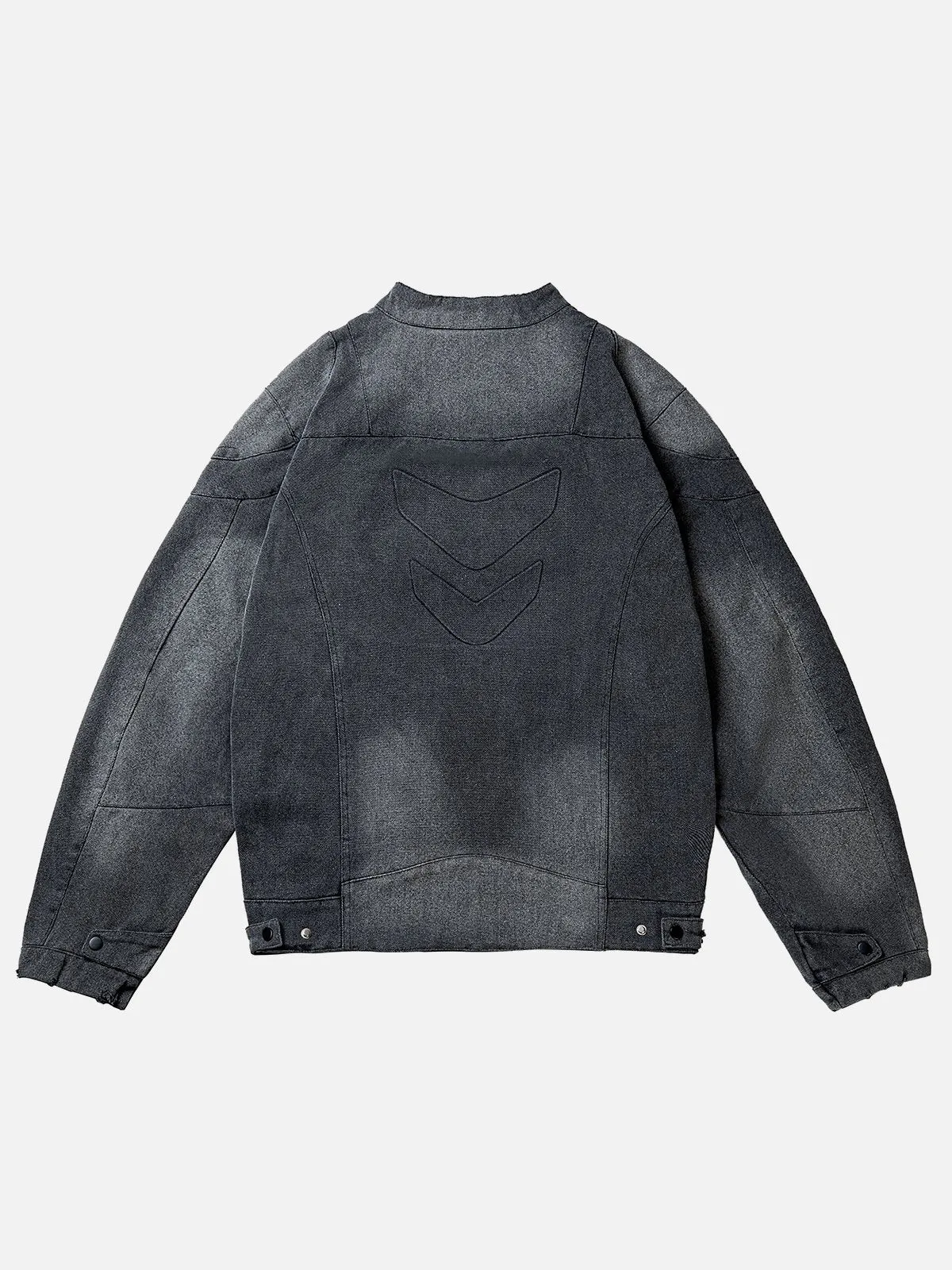 Aelfric Eden Washed Racer Denim Jacket sold by Aelfric Eden product image thumbnail 2