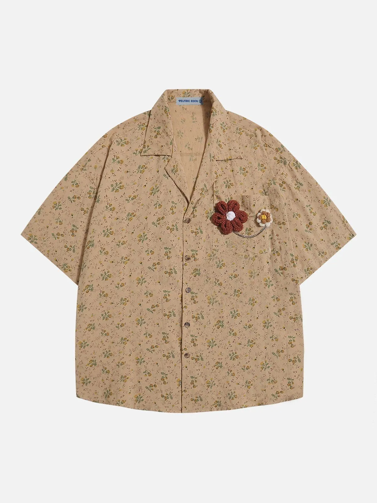 Aelfric Eden Flower Chain Short Sleeve Shirt sold by Aelfric Eden product image thumbnail 2