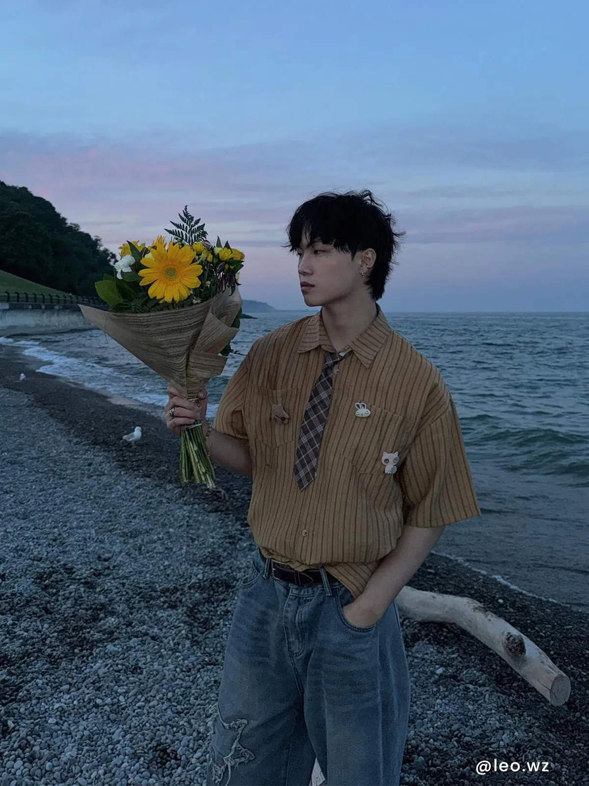 Aelfric Eden Flower Chain Short Sleeve Shirt sold by Aelfric Eden