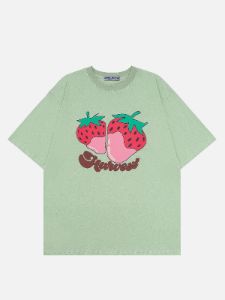 Aelfric Eden Strawberries Print Tee sold by Aelfric Eden