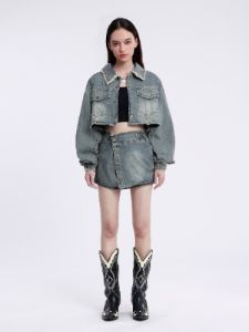 Aelfric Eden Detachable Hem Denim Jacket sold by Aelfric Eden