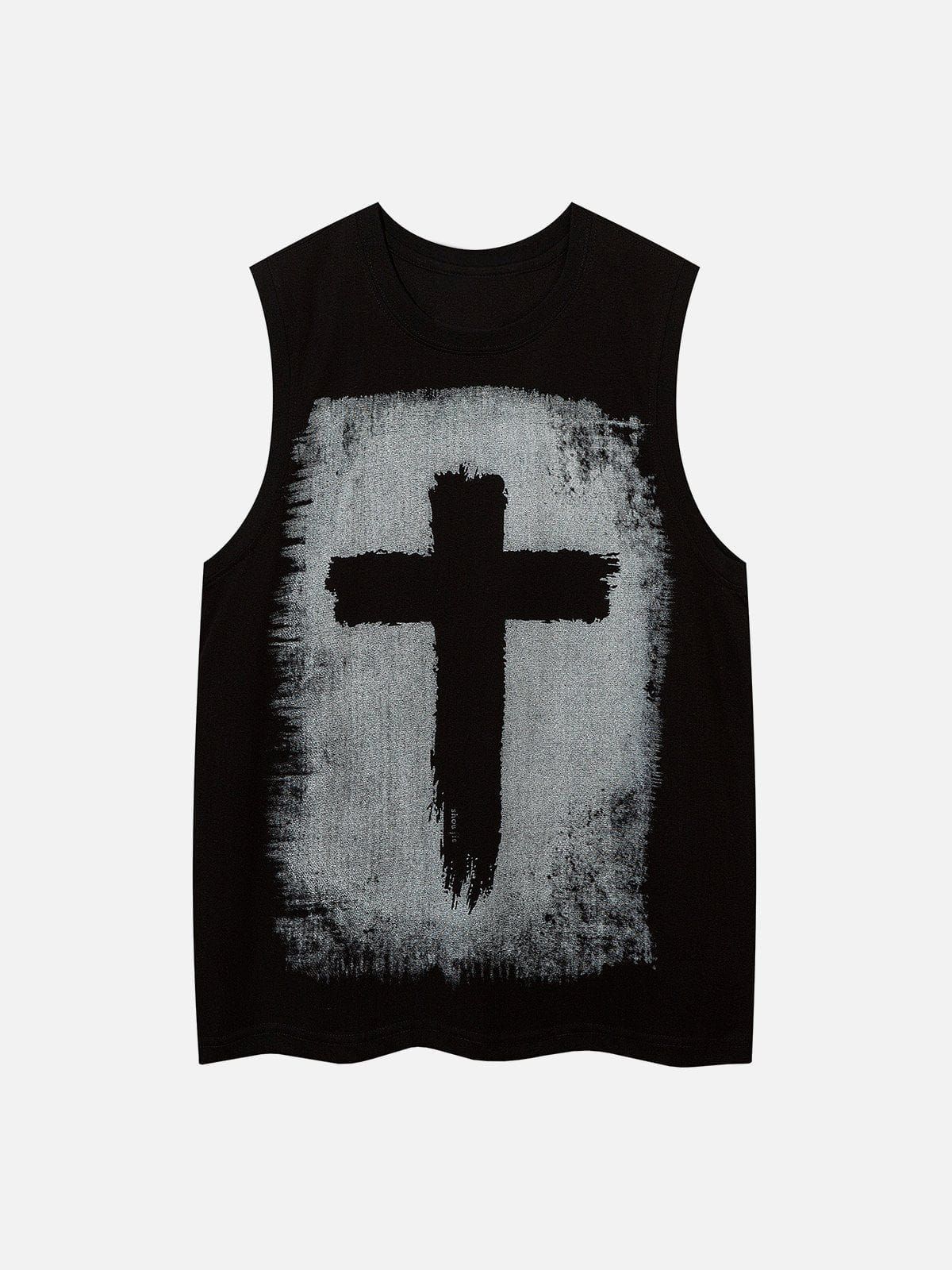 Crosses Print Vest sold by Aelfric Eden