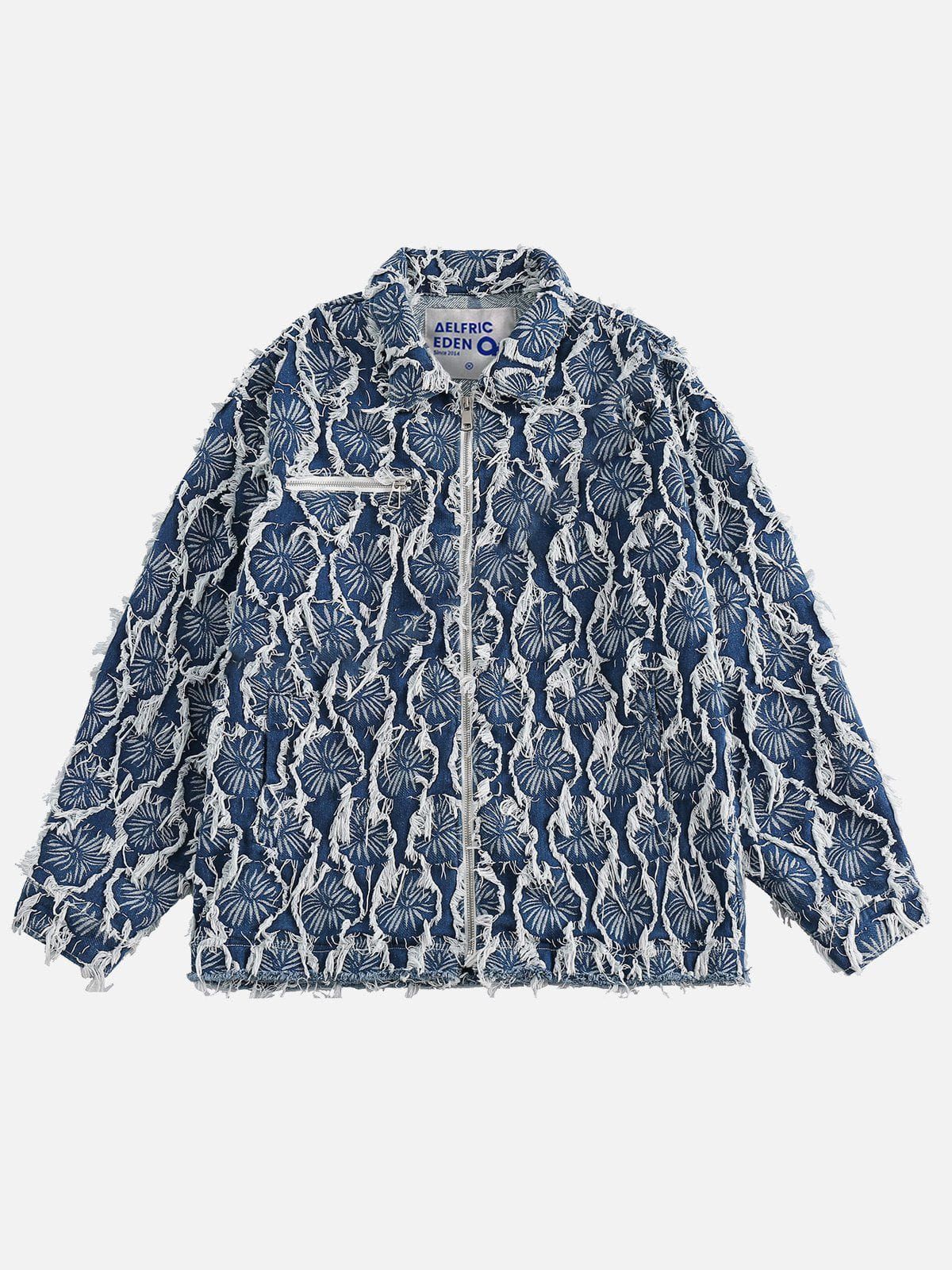 Aelfric Eden Fringe Washed Denim Jacket sold by Aelfric Eden