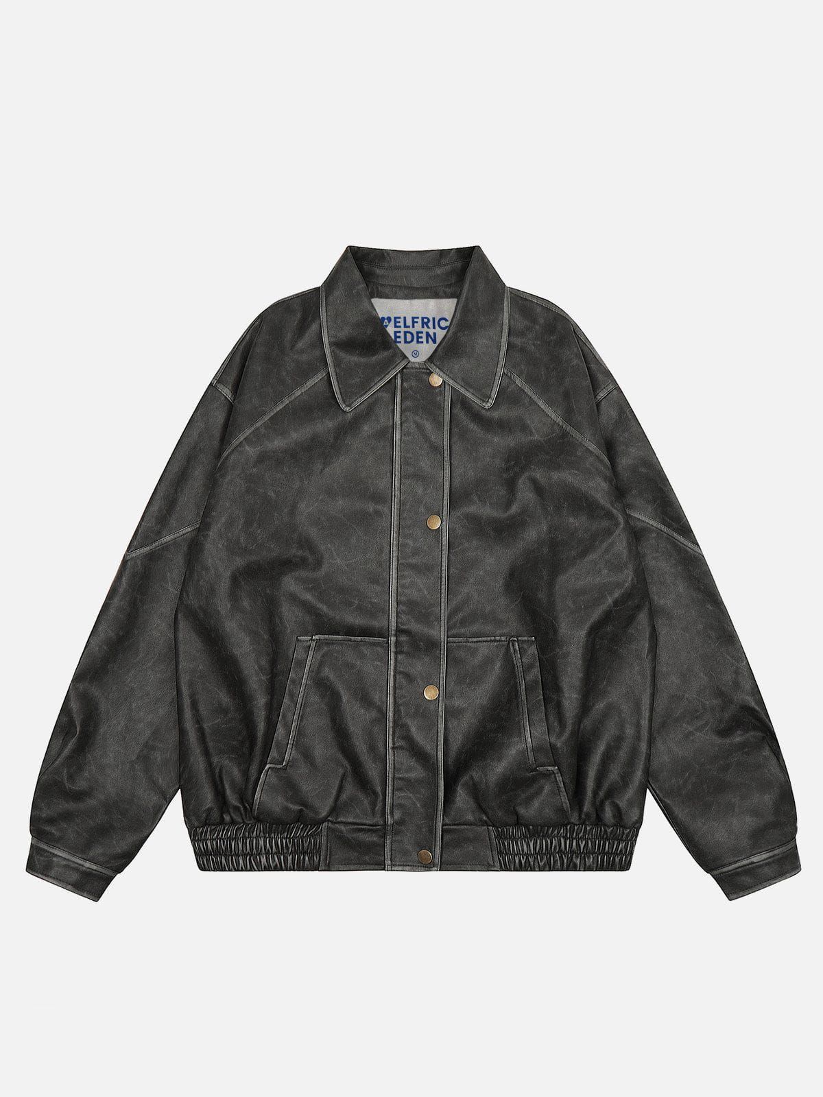 Aelfric Eden Solid Washed Leather Jacket sold by Aelfric Eden