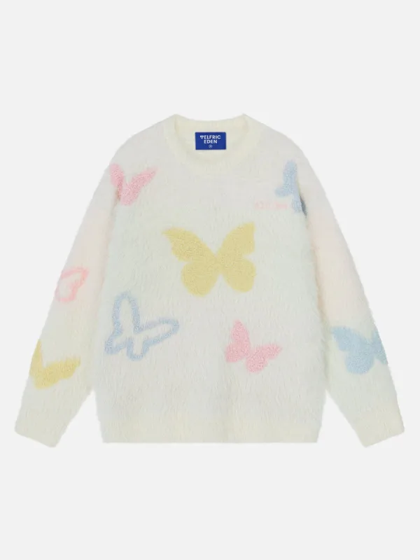 Aelfric Eden Colorful Butterfly Sweater sold by Aelfric Eden