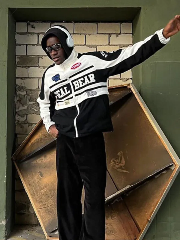 Aelfric Eden Tricolor Contrast Embroidery Jacket sold by Aelfric Eden