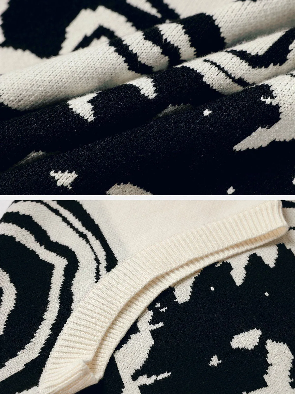 Aelfric Eden Skeleton Portrait Graphic Sweater Vest sold by Aelfric Eden product image thumbnail 5