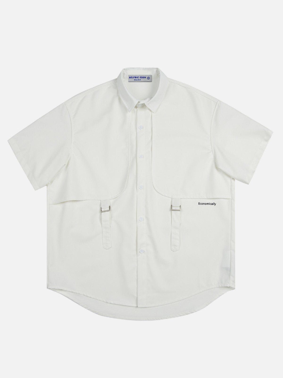 Aelfric Eden Ribbon Short Sleeve Shirts sold by Aelfric Eden product image thumbnail 2