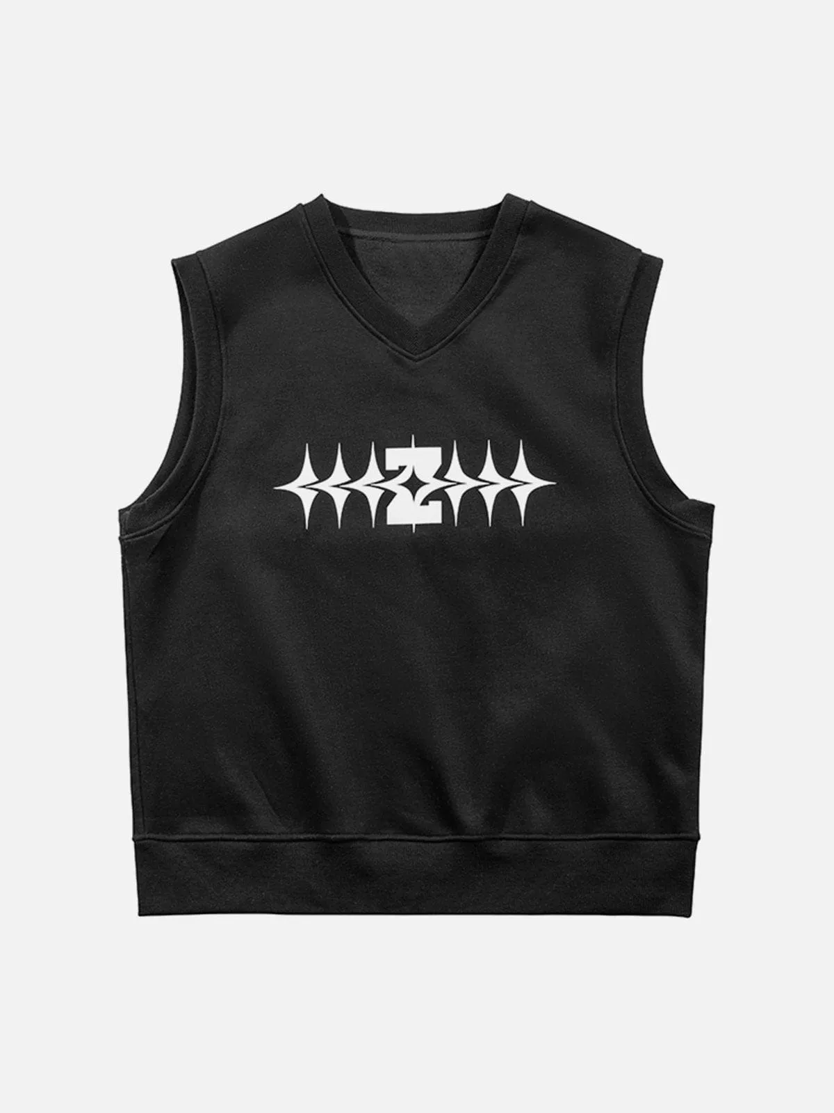 Aelfric Eden Vintage Letter Print Sweater Vest sold by Aelfric Eden product image thumbnail 2