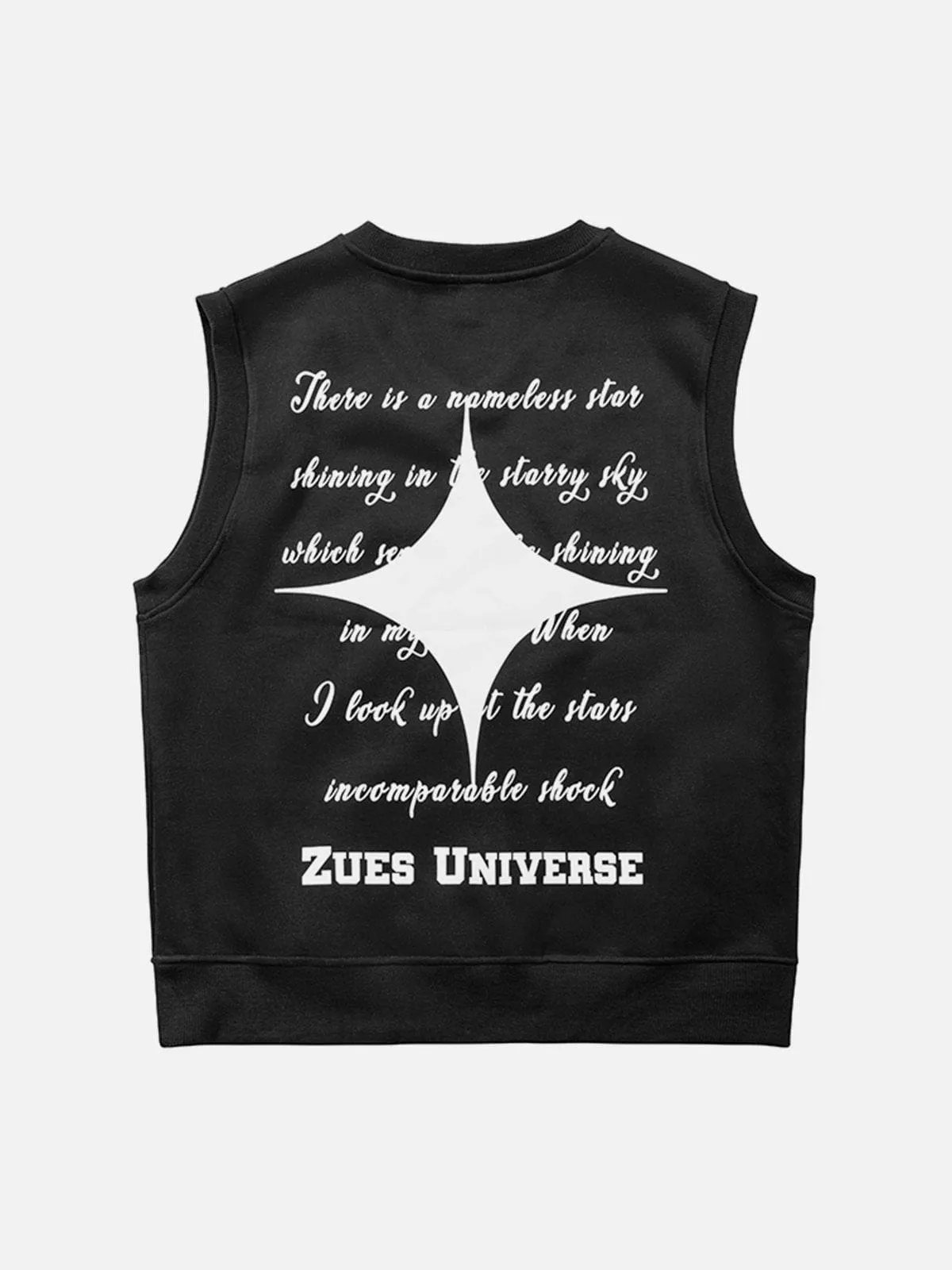 Aelfric Eden Vintage Letter Print Sweater Vest sold by Aelfric Eden