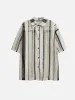 Aelfric Eden Stripe Cut-Out Short Sleeve Shirt sold by Aelfric Eden