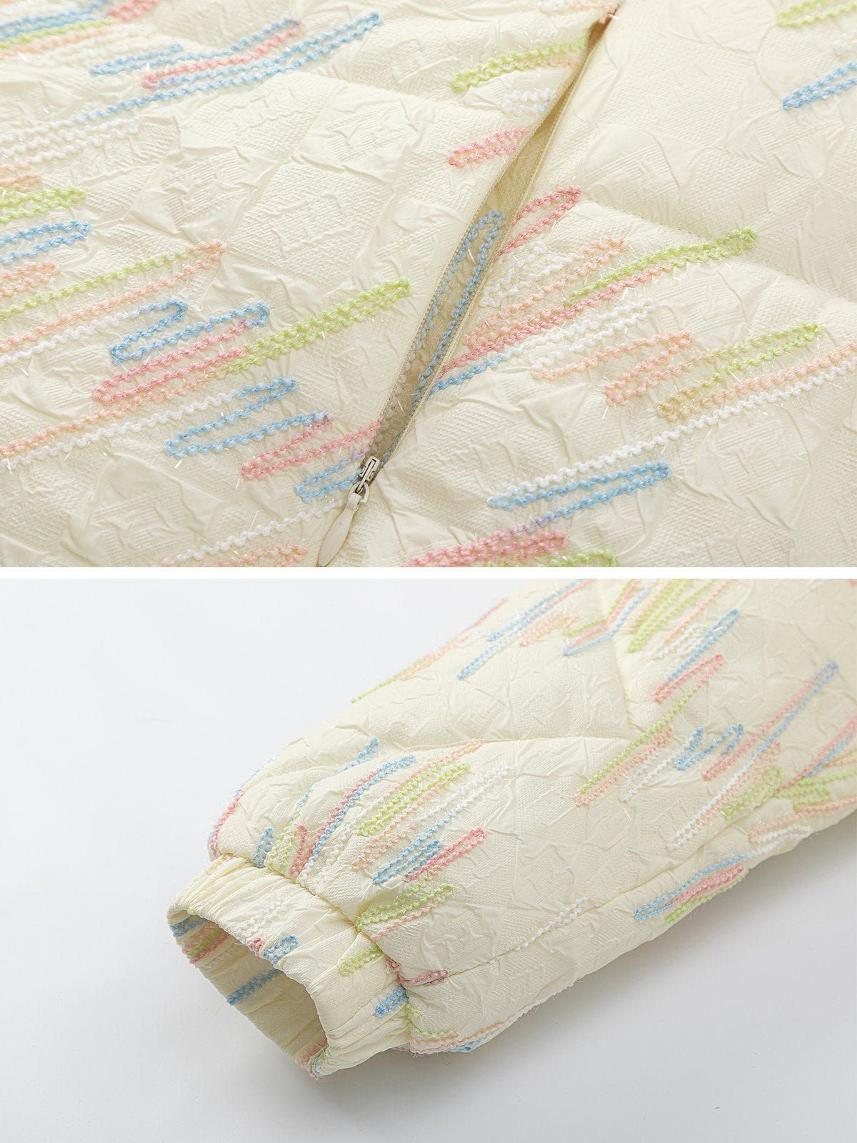 Aelfric Eden Colorful Embroidery Winter Coat sold by Aelfric Eden product image thumbnail 4