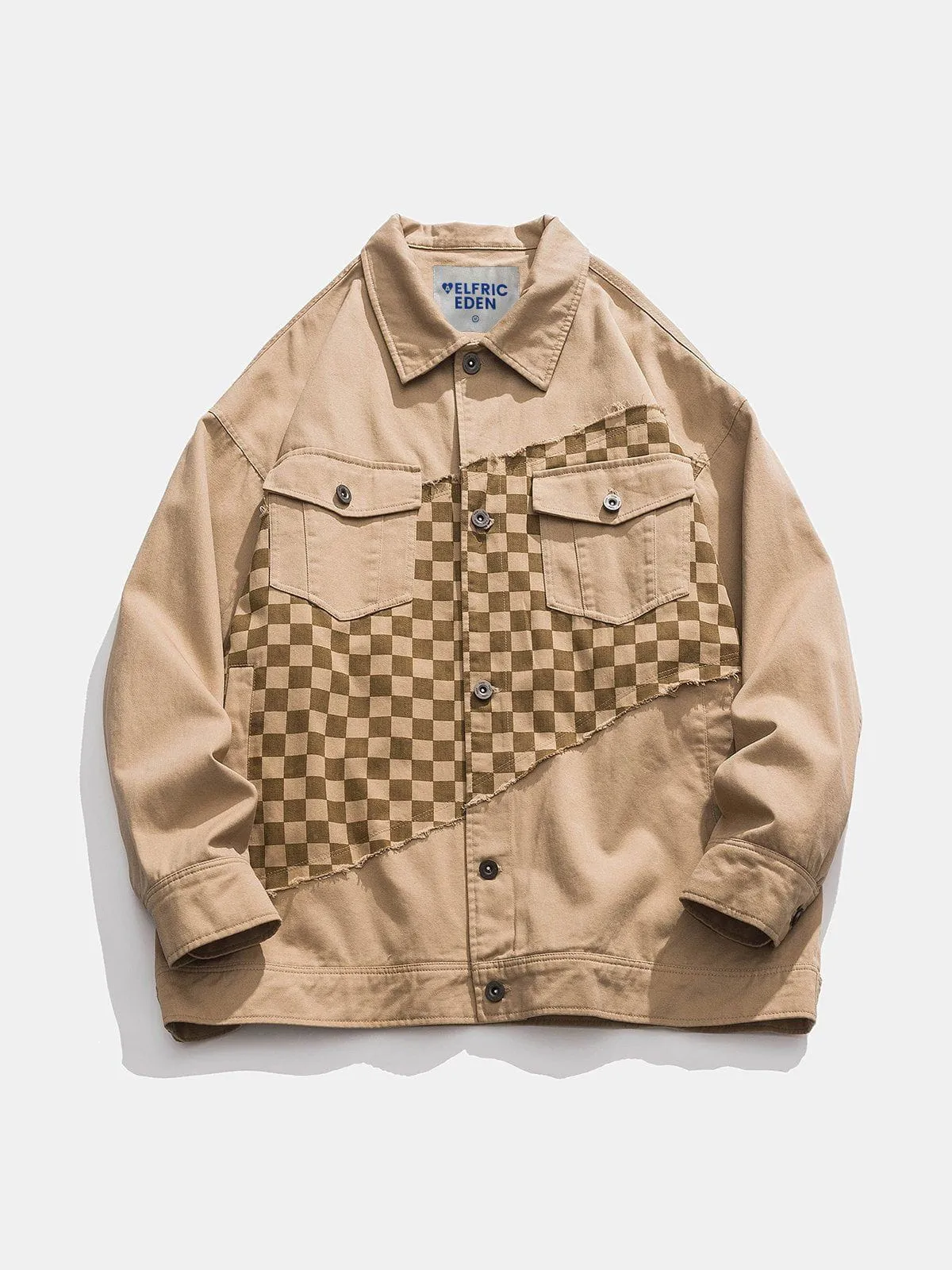 Aelfric Eden Checkerboard Patchwork Jacket sold by Aelfric Eden product image thumbnail 2