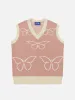 Aelfric Eden Butterfly Jacquard Sweater Vest sold by Aelfric Eden