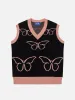 Aelfric Eden Butterfly Jacquard Sweater Vest sold by Aelfric Eden