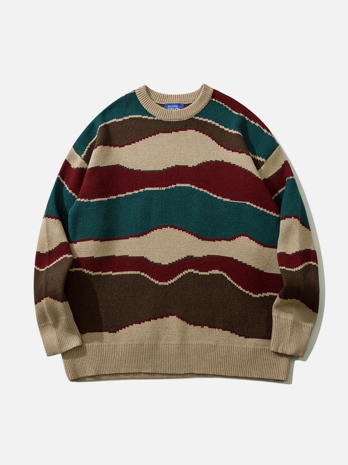 Aelfric Eden Color Blocking Stripe Sweater sold by Aelfric Eden product image thumbnail 2
