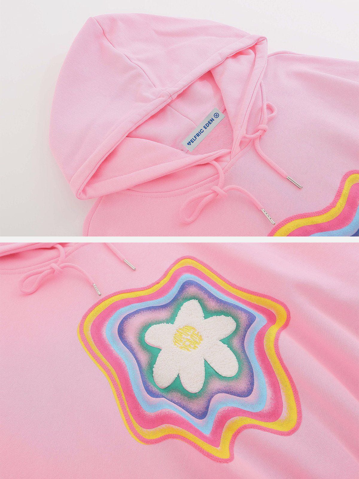 Aelfric Eden Floral Foam Printing Hoodie sold by Aelfric Eden product image thumbnail 4