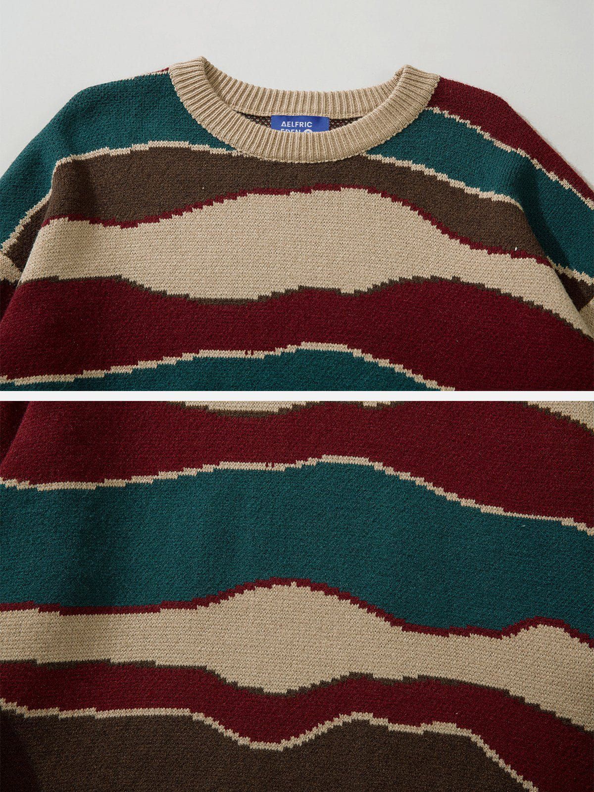 Aelfric Eden Color Blocking Stripe Sweater sold by Aelfric Eden product image thumbnail 4
