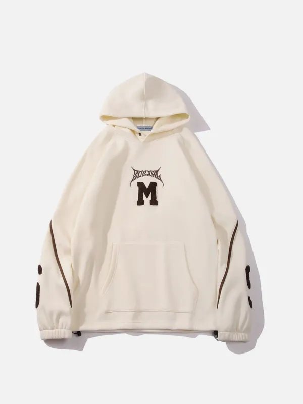 Aelfric Eden Towel Embroidery Letters Hoodie sold by Aelfric Eden