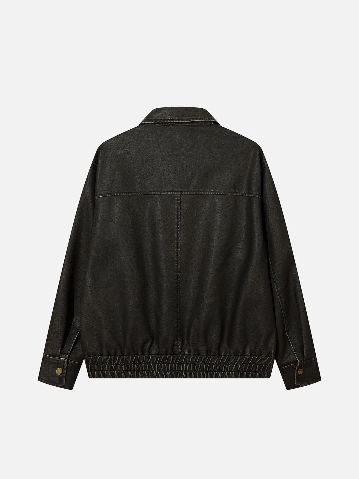 Aelfric Eden Vintage Washed Faux Leather Jacket sold by Aelfric Eden product image thumbnail 2