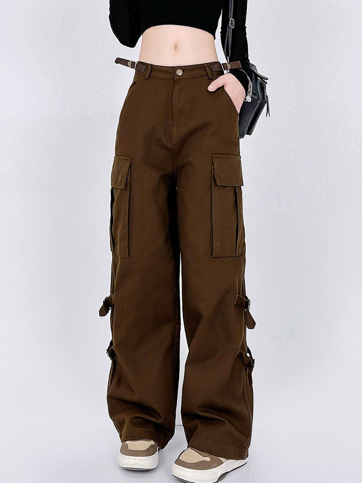 Webbing Pockets Cargo Pants sold by Aelfric Eden