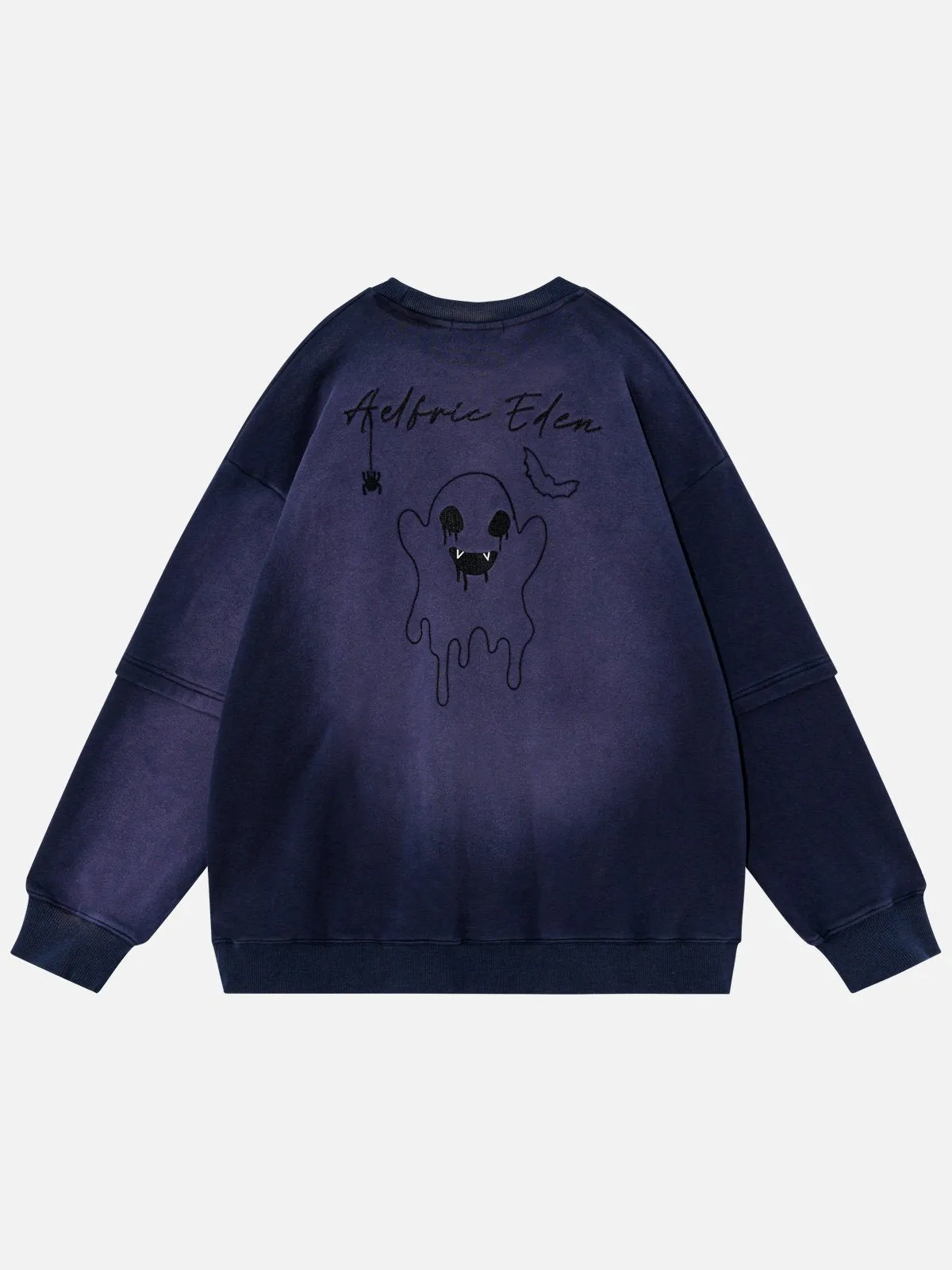 Aelfric Eden Gradient Embroidery Ghost Sweatshirt sold by Aelfric Eden