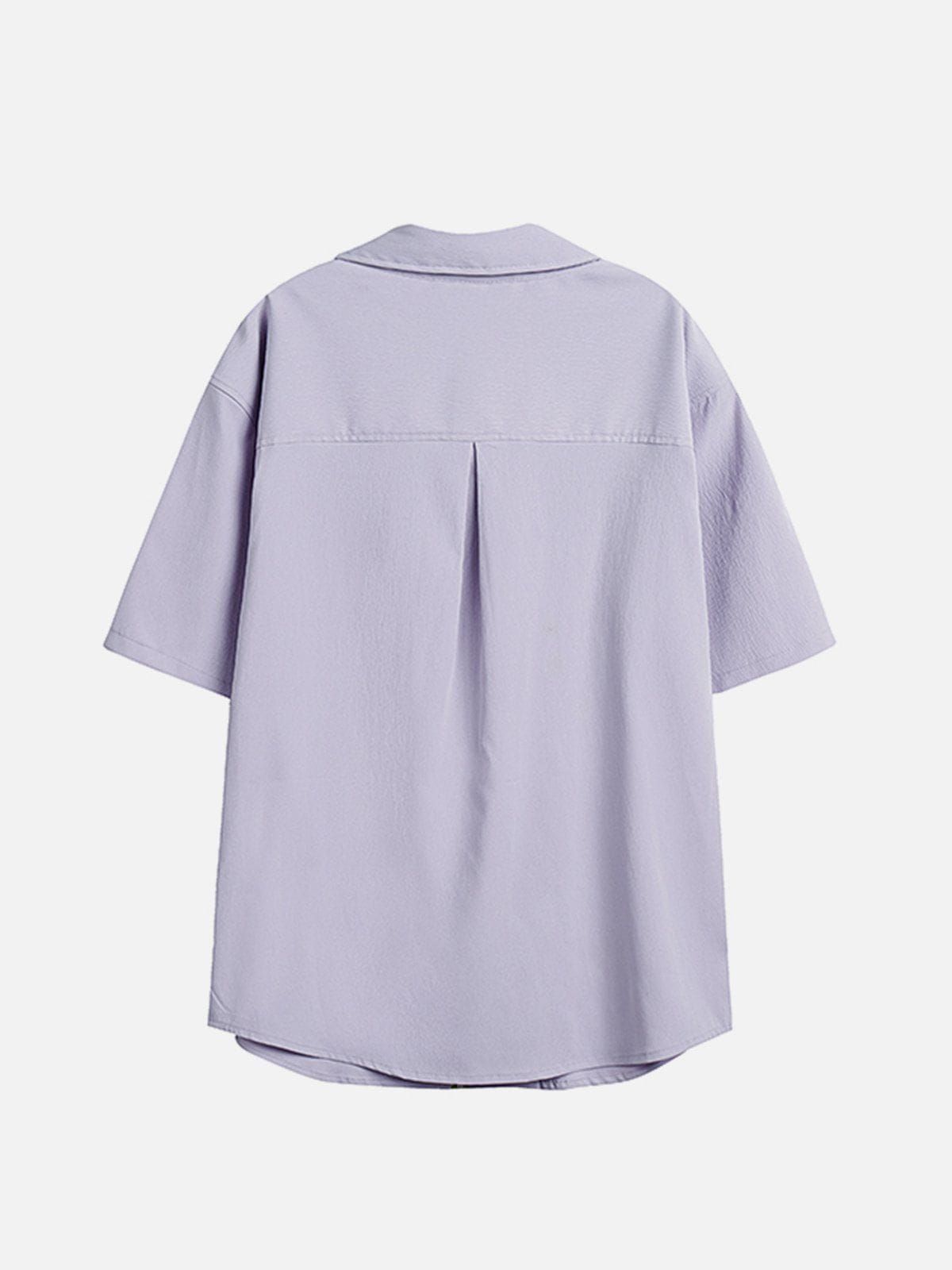 Aelfric Eden Solid Zip Design Short Sleeve Shirts sold by Aelfric Eden product image thumbnail 5