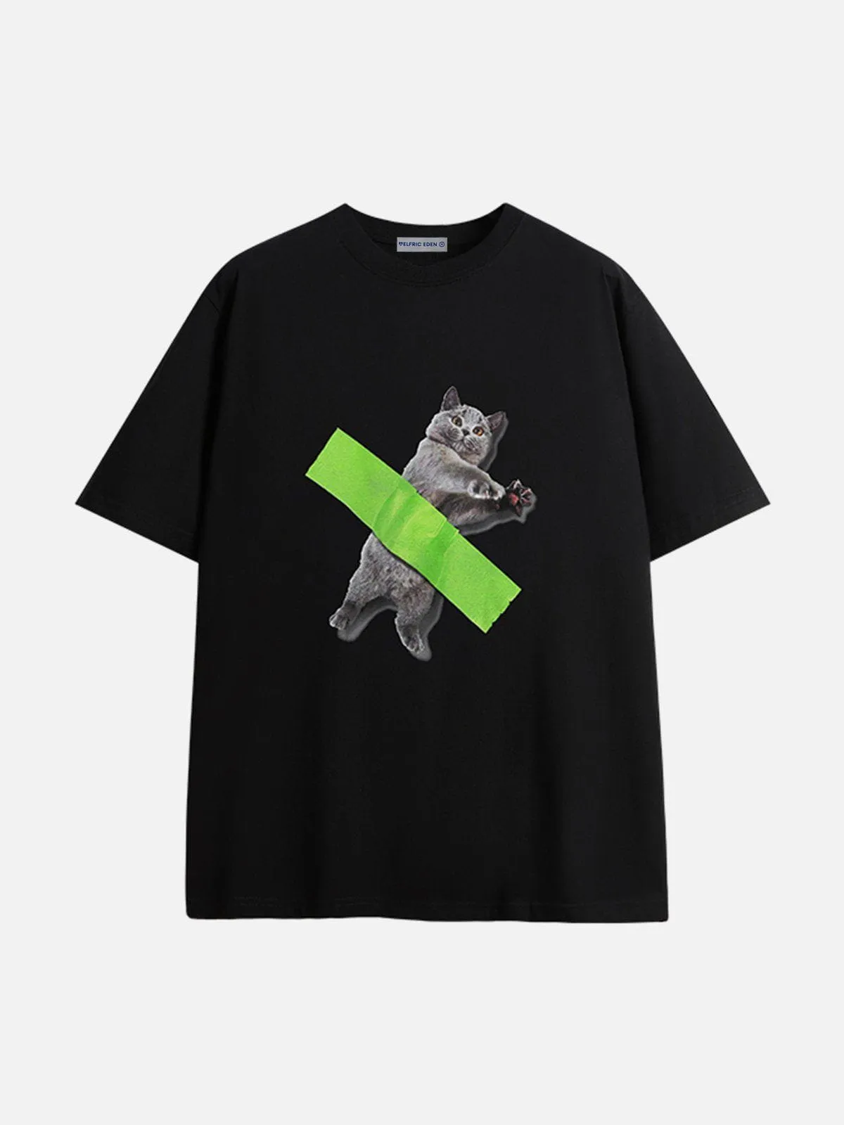 Aelfric Eden Cat Print Tee sold by Aelfric Eden product image thumbnail 2