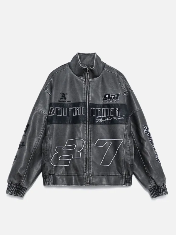 Aelfric Eden Racing Faux Leather Jacket sold by Aelfric Eden