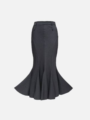 Solid Color Slim Fish Tail Skirt sold by Aelfric Eden