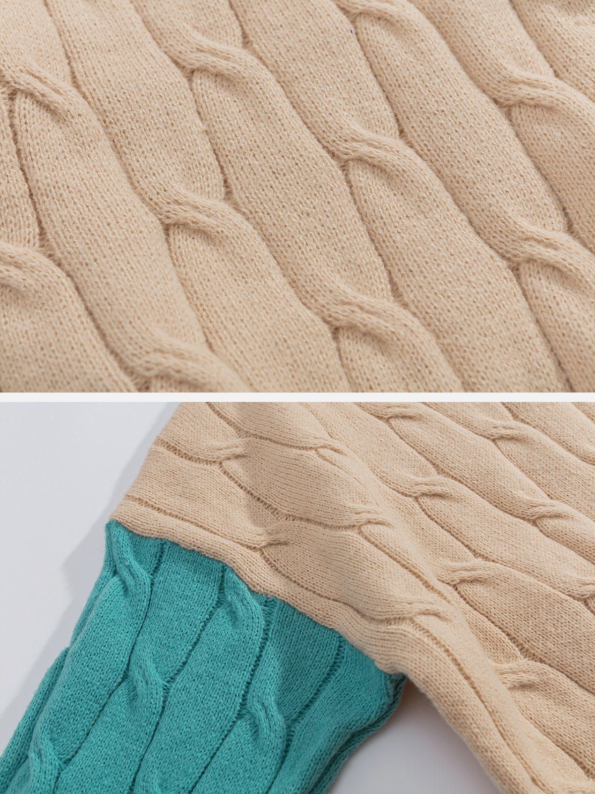 Aelfric Eden Jacquard Patchwork Sweater sold by Aelfric Eden product image thumbnail 5